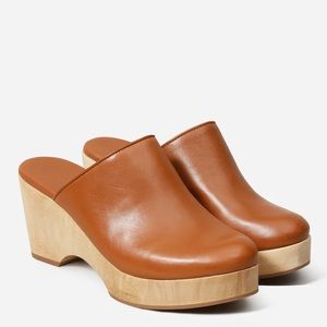 Everlane Brown Clog Like New RARE